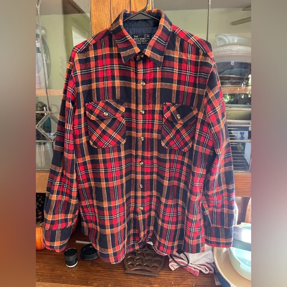 JC Penny vintage flannel shirt, men’s size Large